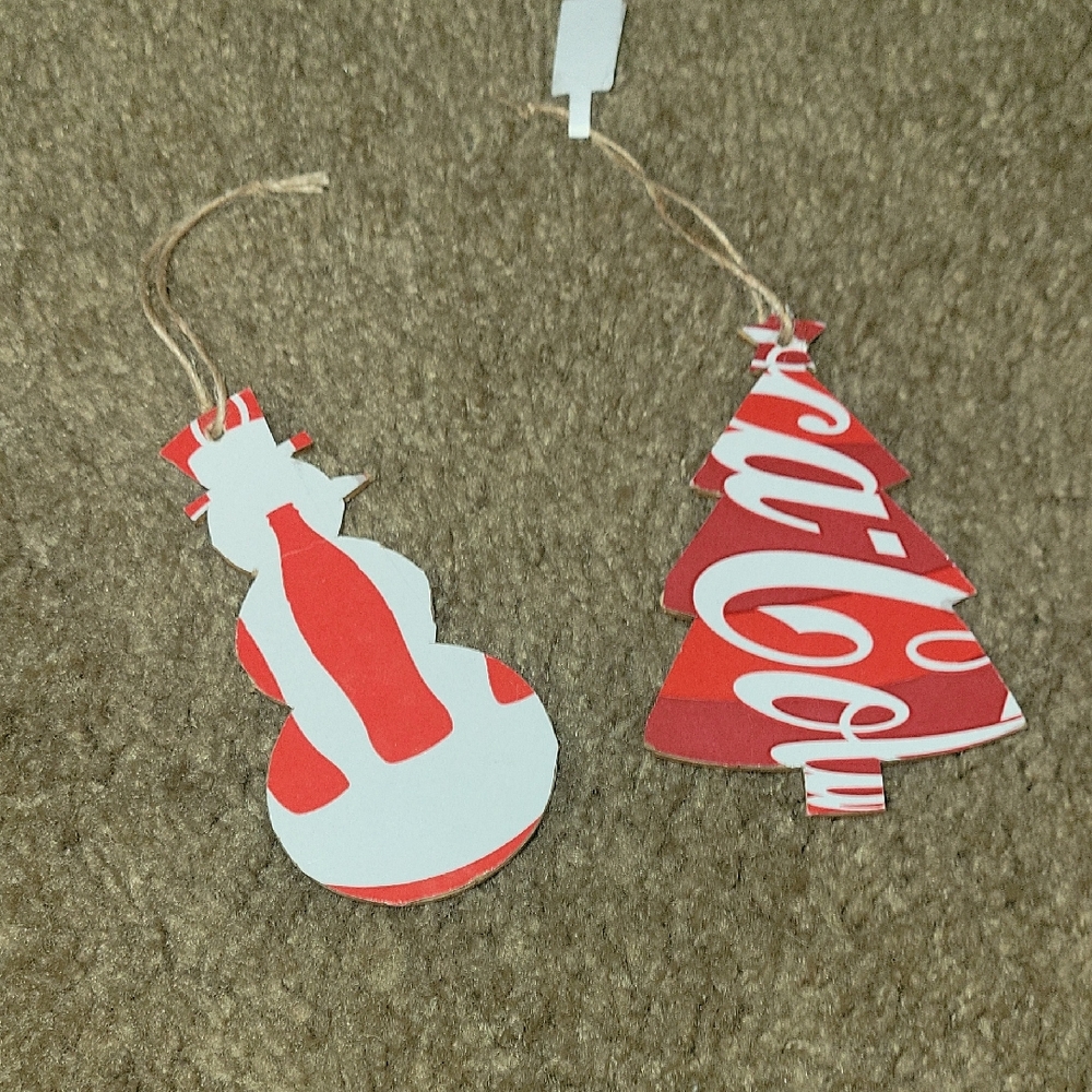 Handmade Coca Cola Festive Ornaments